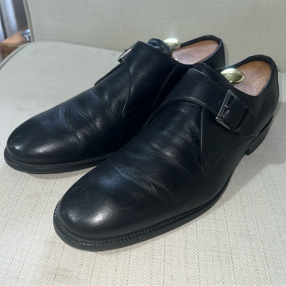 COLE HAAN C11825 Monk Strap Black Leather Men's Size 10.5M - Picture 2 of 11